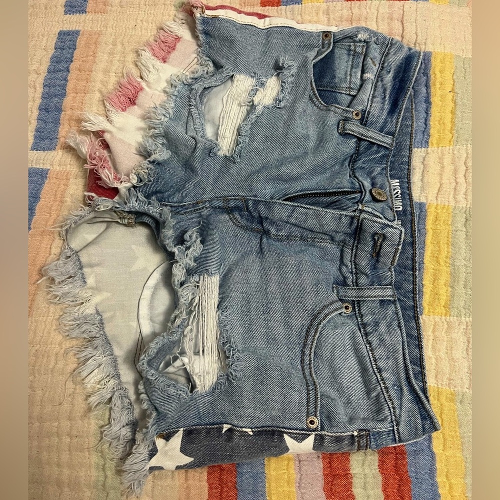 Patriotic Jean Shorts